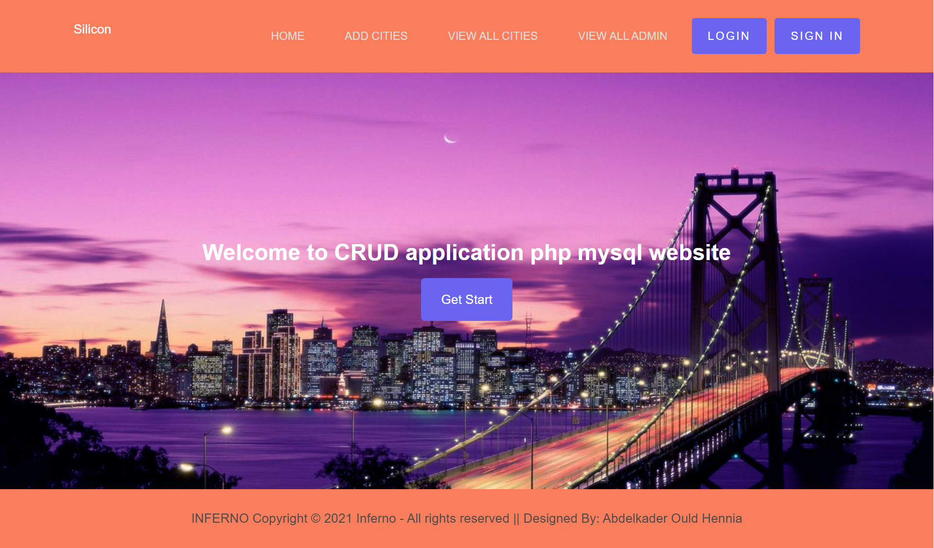 CRUD APP using MYSQL